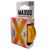 Презервативы анатомической формы Maxus Sensual - 3 шт. - Maxus - купить с доставкой в Рыбинске
