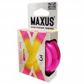 Ароматизированные презервативы Maxus Exotic Mix - 3 шт. - Maxus - купить с доставкой в Рыбинске