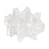 Прозрачное гелевое эрекционное кольцо-звезда - Toyfa Basic - в Рыбинске купить с доставкой