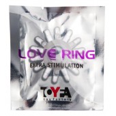 Прозрачное гелевое эрекционное кольцо с шипиками - Toyfa Basic - в Рыбинске купить с доставкой