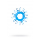 Голубая гелевая насадка с шипиками - Toyfa Basic - в Рыбинске купить с доставкой