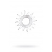 Прозрачное гелевое эрекционное кольцо-солнце - Toyfa Basic - в Рыбинске купить с доставкой