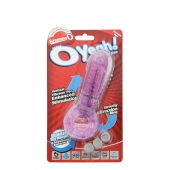Фиолетовое эрекционное кольцо с вибрацией и пальчиком OYEAH PURPLE - Screaming O - в Рыбинске купить с доставкой