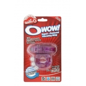 Фиолетовое эрекционное виброкольцо OWOW PURPLE - Screaming O - в Рыбинске купить с доставкой