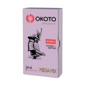 Презервативы OKOTO Mega Mix - 12 шт. - Sitabella - купить с доставкой в Рыбинске