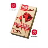 Презервативы Elasun Strawberry с аромато клубники - 10 шт. - Elasun - купить с доставкой в Рыбинске
