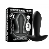 Черный массажер простаты с вибрацией, эффектом маятника и пультом ДУ - Secwell - в Рыбинске купить с доставкой