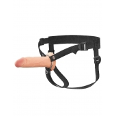 Полый страпон на ремнях 6’’ Hollow Silicone Strap-on - Pipedream - купить с доставкой в Рыбинске