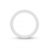Белое люминесцентное эрекционное кольцо Silicone Glo Cock Ring - Blush Novelties - в Рыбинске купить с доставкой