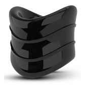 Черное эрекционное кольцо на мошонку Beef Ball Stretcher Snug X Long - Blush Novelties - в Рыбинске купить с доставкой