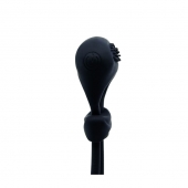 Чёрное лассо на пенис с вибрацией - Baile - в Рыбинске купить с доставкой