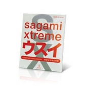 Ультратонкий презерватив Sagami Xtreme SUPERTHIN - 1 шт. - Sagami - купить с доставкой в Рыбинске