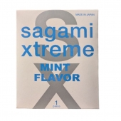 Презерватив Sagami Xtreme Mint с ароматом мяты - 1 шт. - Sagami - купить с доставкой в Рыбинске