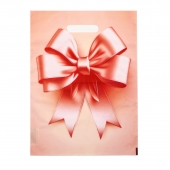 Пакет с принтом в виде банта с вырубной ручкой (30х40 см) - Сима-Ленд - купить с доставкой в Рыбинске