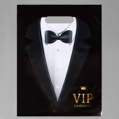 Пакет «Смокинг VIP» полиэтиленовый с вырубной ручкой (30х40 см) - UPAK LAND - купить с доставкой в Рыбинске