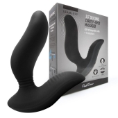 Черный вибромассажер простаты 3,5’’ Curve P-spot Massager - 12 см. - Erokay - в Рыбинске купить с доставкой