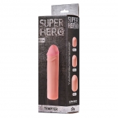 Фаллоудлинитель SUPER HERO Tempter - 16 см. - Lola Games - в Рыбинске купить с доставкой