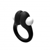 Черное эрекционное кольцо Zippy Vibrating Ring With Bullet - Adrien Lastic - в Рыбинске купить с доставкой