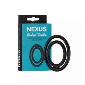 Черное двойное эрекционное кольцо Nexus Enduro Double - Nexus Range - в Рыбинске купить с доставкой