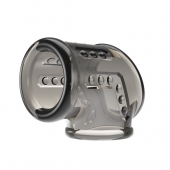 Дымчатая насадка на пенис и мошонку - Baile - в Рыбинске купить с доставкой