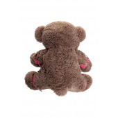 Бондажный набор: бурый мишка с розовыми оковами и наручниками - Pecado - купить с доставкой в Рыбинске