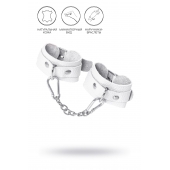 Белые узкие наручники-браслеты со скруглёнными углами - Pecado - купить с доставкой в Рыбинске