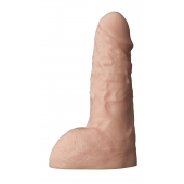 Телесный фаллоудлинитель с мошонкой Cock Next - 19 см. - LOVETOY (А-Полимер) - в Рыбинске купить с доставкой