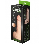 Телесный фаллоудлинитель с мошонкой Cock Next - 17 см. - LOVETOY (А-Полимер) - в Рыбинске купить с доставкой