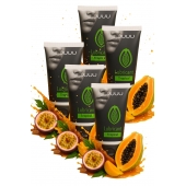 Набор из 5 съедобных лубрикантов JUJU со вкусом тропических фруктов - JuJu - купить с доставкой в Рыбинске