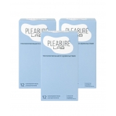 Набор из 3 упаковок ультратонких презервативов Pleasure Lab (по 12 шт.) - Pleasure Lab - купить с доставкой в Рыбинске