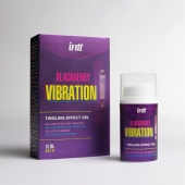 Стимулирующий гель с эффектом вибрации Blackberry Vibration - 15 мл. - INTT - купить с доставкой в Рыбинске