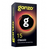 Классические презервативы с обильной смазкой Ganzo Classic - 15 шт. - Ganzo - купить с доставкой в Рыбинске