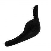 Чёрное эрекционное виброкольцо Thimble - Baile - в Рыбинске купить с доставкой