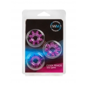 Набор из 3 лиловых эрекционных колец различной формы - Erowoman-Eroman - в Рыбинске купить с доставкой