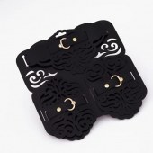 Фигурный набор для БДСМ-игр с узорами и золотистой фурнитурой - Crazy Handmade - купить с доставкой в Рыбинске