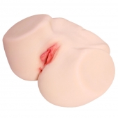 Мастурбатор-полуторс с двойным слоем материала и вибрацией Jenny Onahole Real Vagina - KOKOS - в Рыбинске купить с доставкой