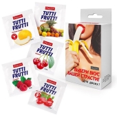 Набор из 5 саше съедобных смазок Tutti-Frutti - Биоритм - купить с доставкой в Рыбинске