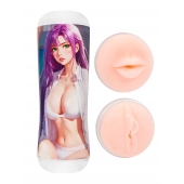 Двусторонний мастурбатор аниме - ротик и вагина - Tokyo Style - в Рыбинске купить с доставкой