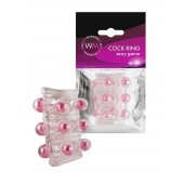 Прозрачная сквозная насадка на пенис с цветными шариками - Erowoman-Eroman - в Рыбинске купить с доставкой