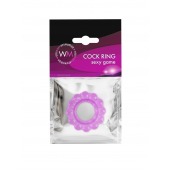 Лиловое эрекционное кольцо с 2 рядами стимулирующих шариков - Erowoman-Eroman - в Рыбинске купить с доставкой