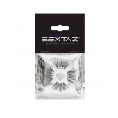 Эластичное эрекционное кольцо с черными «ресничками» - Sextaz - в Рыбинске купить с доставкой