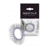 Круглое эрекционное кольцо с «ресничками» - Sextaz - в Рыбинске купить с доставкой