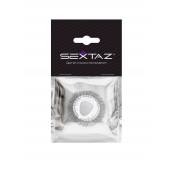 Эластичное эрекционное кольцо с длинными черными «ресничками» - Sextaz - в Рыбинске купить с доставкой