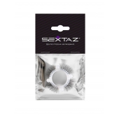 Эластичное кольцо с «ресничками» и 4 шариками - Sextaz - в Рыбинске купить с доставкой