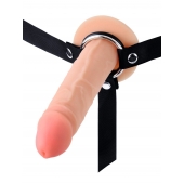 Мужской полый страпон на регулируемых ремнях - 18,5 см. - Sex Expert - купить с доставкой в Рыбинске