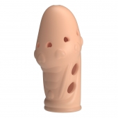 Телесная насадка на пенис Booker - 8 см. - Baile - в Рыбинске купить с доставкой