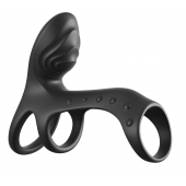 Черная насадка на пенис Ultimate Couples Cage Pro - Pipedream - в Рыбинске купить с доставкой