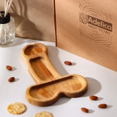 Деревянное блюдо для подачи в форме члена (25 х 16,5 х 1,7 см) - Сима-Ленд - купить с доставкой в Рыбинске