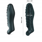 Серая силиконовая насадка на пенис с подхватом Manwan Ryzer - Manwan - в Рыбинске купить с доставкой