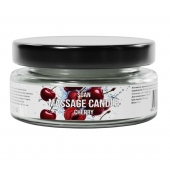 Массажная свеча «Спелая вишня» - 50 мл. - SGAN - купить с доставкой в Рыбинске